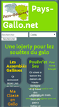 Mobile Screenshot of pays-gallo.net